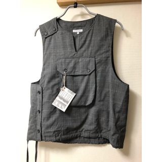 エンジニアードガーメンツ(Engineered Garments)の新品 Cover Vest Tropical Wool Glen Plaid(ベスト)