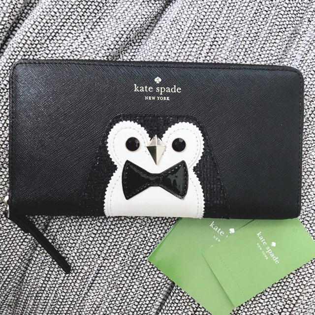 kate spade new york(ケイトスペードニューヨーク)の★kate spade ケイトスペード   ペンギンさん長財布★ レディースのファッション小物(財布)の商品写真