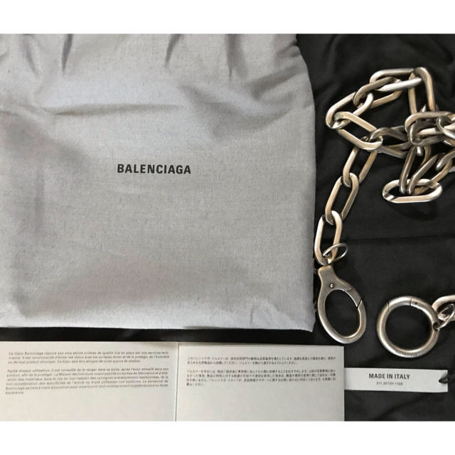 【新品】Balenciaga シルバーラージネックレス 1