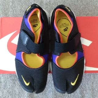 ナイキ(NIKE)の【専用】美品 ! 【25cm】エアリフトブラック × イエロー×ブルー/used(スニーカー)