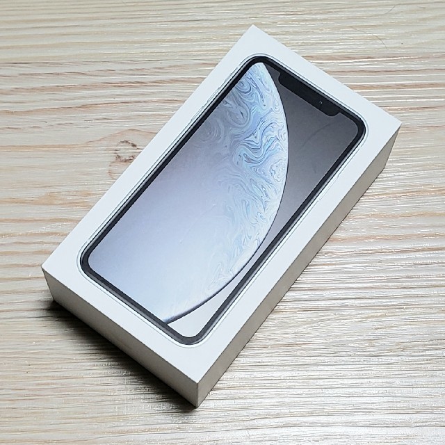 【未使用新品】iPhoneXR 64GB white SIMフリー版 即日発送