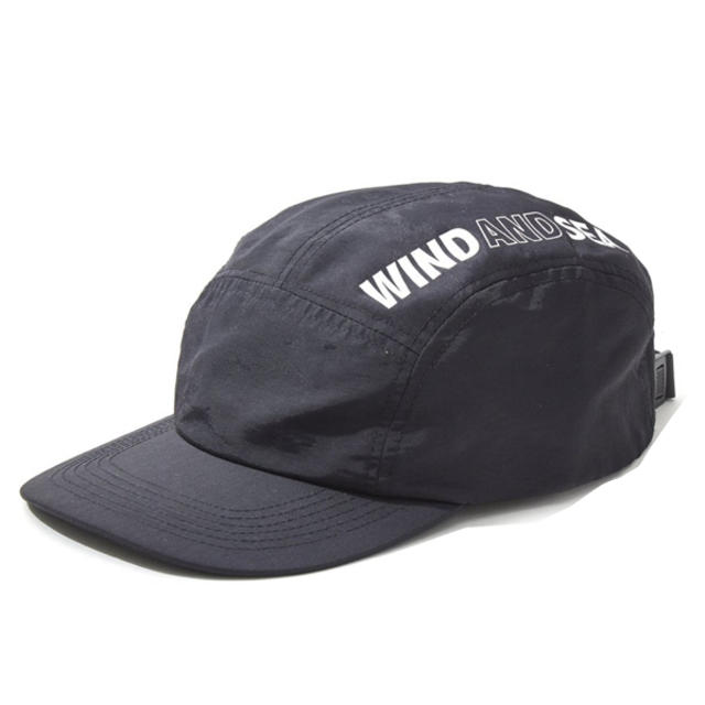 Ron Herman(ロンハーマン)のWIND AND SEA NYLON JET CAP SEA BLACK 新品 メンズの帽子(キャップ)の商品写真