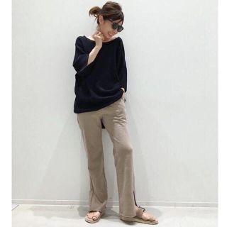 アパルトモンドゥーズィエムクラス(L'Appartement DEUXIEME CLASSE)のアパルトモン  GOOD GRIEF SWEAT PANTS ベージュ 38(カジュアルパンツ)