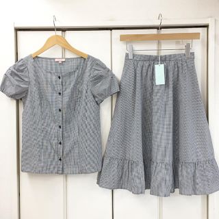 トッカ(TOCCA)の美品！TOCCA 19SS SUGER ブラウス SUGER スカート セット(シャツ/ブラウス(半袖/袖なし))