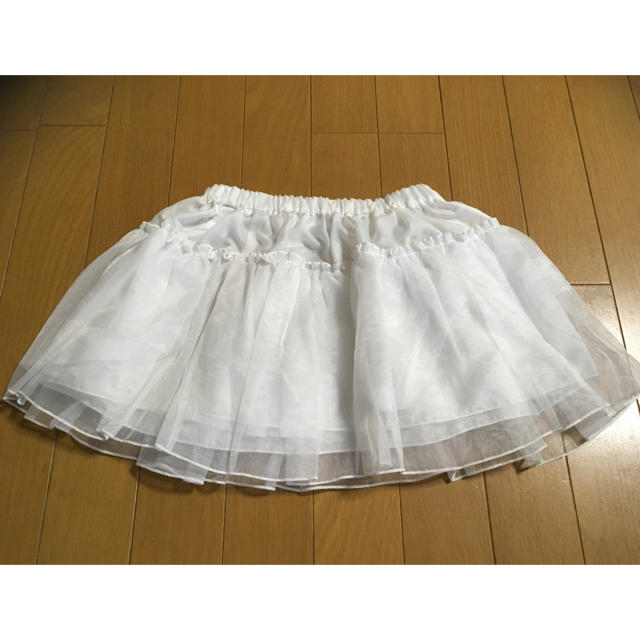 パニエ チュールスカート キッズ/ベビー/マタニティのキッズ服女の子用(90cm~)(甚平/浴衣)の商品写真