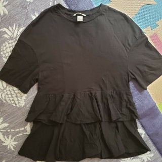 エイチアンドエム(H&M)のH＆M フリルTシャツ(Tシャツ(半袖/袖なし))