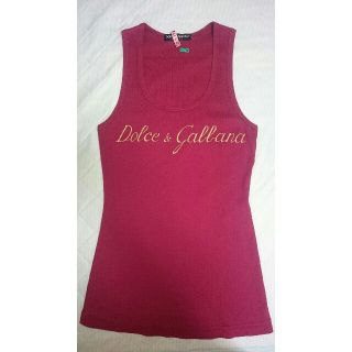 ドルチェアンドガッバーナ(DOLCE&GABBANA)のD&Gタンクトップ(タンクトップ)