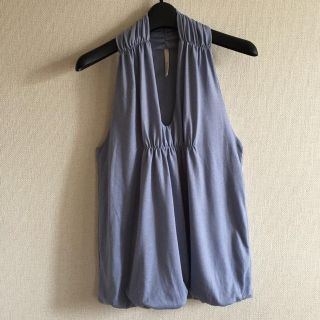 ビームス(BEAMS)のレイビームス♡ブルーのノースリトップス(カットソー(半袖/袖なし))