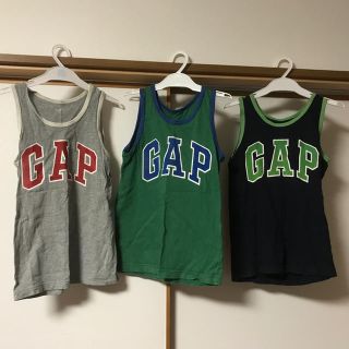 ギャップ(GAP)のGAPタンクトップ3着！サイズ130(Tシャツ/カットソー)