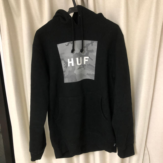 HUF パーカー 黒