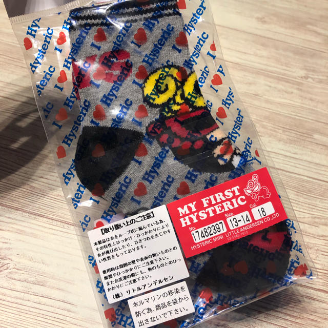 HYSTERIC MINI(ヒステリックミニ)のヒスミニ♡新品ソックス キッズ/ベビー/マタニティのこども用ファッション小物(靴下/タイツ)の商品写真