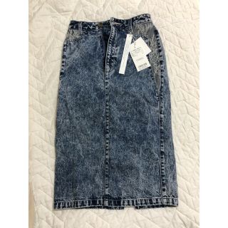 リエンダ(rienda)のrienda /サイドレースJ／WタイトDENIM SK(ひざ丈スカート)