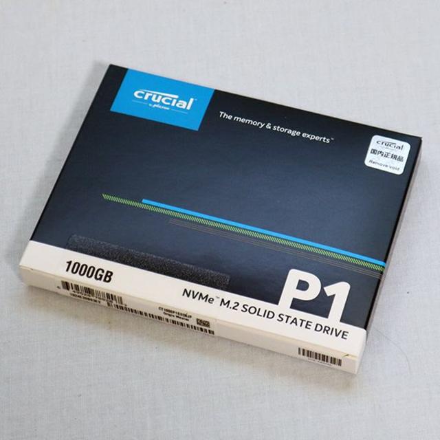 Crucial NVMe M.2 SSD 1000GB - PCパーツ