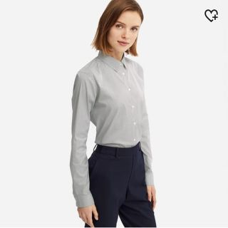 ユニクロ(UNIQLO)のワイシャツ スーピマコットンストレッチシャツ ストライプ(シャツ/ブラウス(長袖/七分))