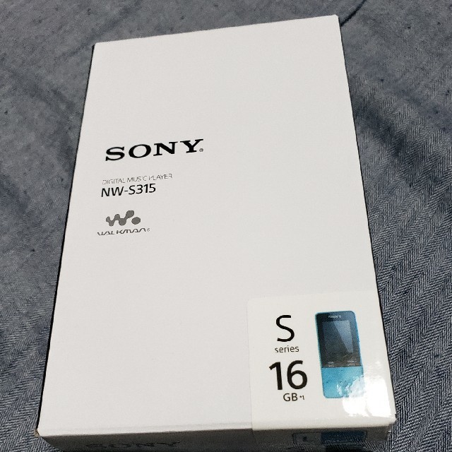 SONY(ソニー)のSONY ウォークマン NW-S315 16GB ブルー 新品未使用 送料込み スマホ/家電/カメラのオーディオ機器(ポータブルプレーヤー)の商品写真