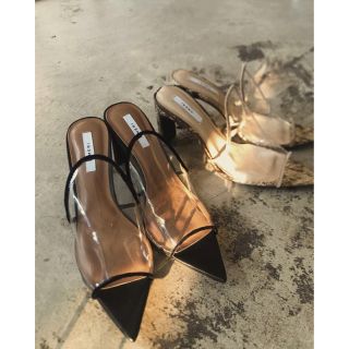 アメリヴィンテージ(Ameri VINTAGE)のAmeri MEDI CLEAR WINDOW MULE(ミュール)