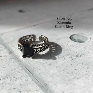 トゥデイフル(TODAYFUL)の✧・:* 【再入荷】silver925 デザイン チェーンリング(リング(指輪))