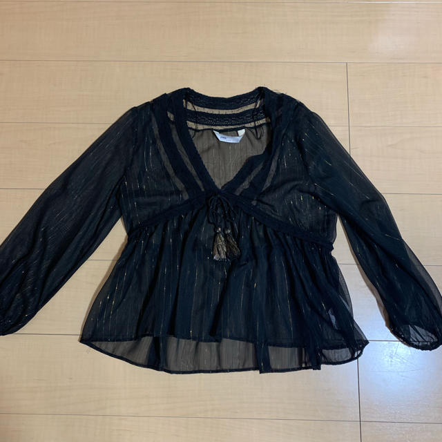 ZARA(ザラ)のZARA シースルー トップス レディースのトップス(カットソー(長袖/七分))の商品写真