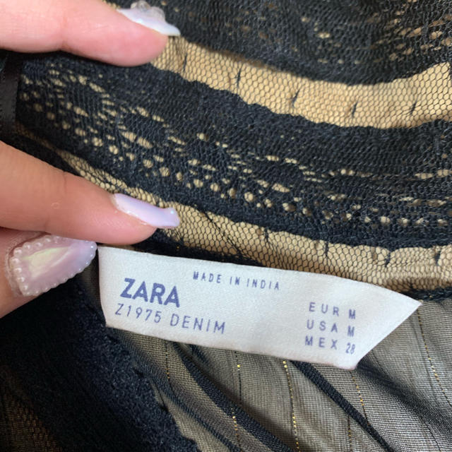 ZARA(ザラ)のZARA シースルー トップス レディースのトップス(カットソー(長袖/七分))の商品写真