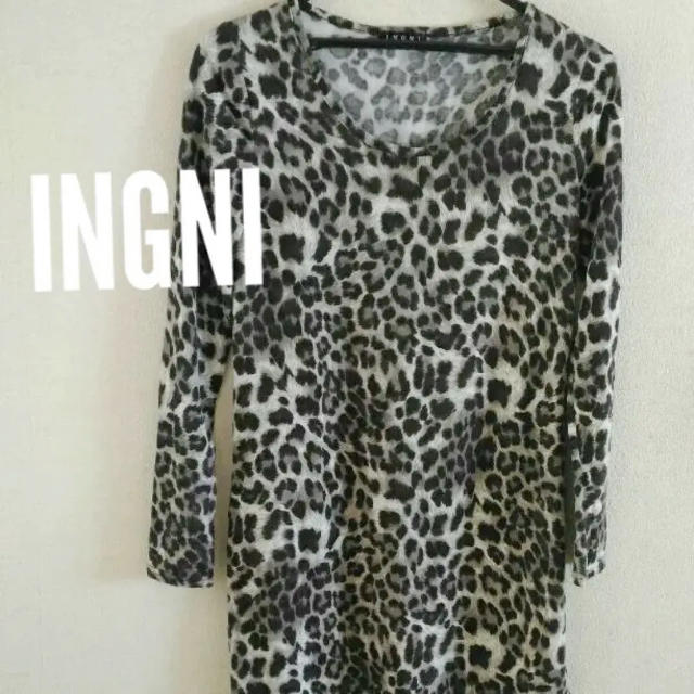 INGNI(イング)のチュニック  ヒョウ柄  タイムセール！！ レディースのトップス(チュニック)の商品写真