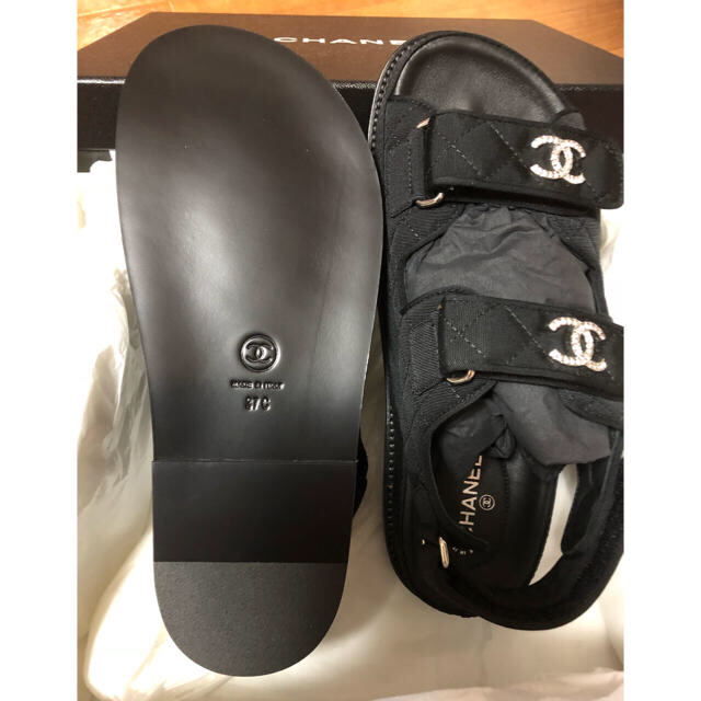 高価値 CHANEL - CHANEL シャネルスポーツサンダル 今期 新品37 サンダル