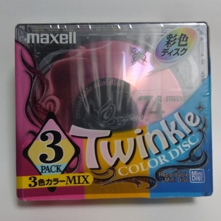 マクセル(maxell)のMD 録音用ミニディスク　74分　3色(その他)