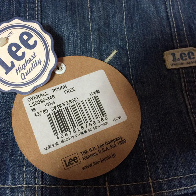 Lee(リー)のＬeeデニムクラッチ レディースのバッグ(クラッチバッグ)の商品写真