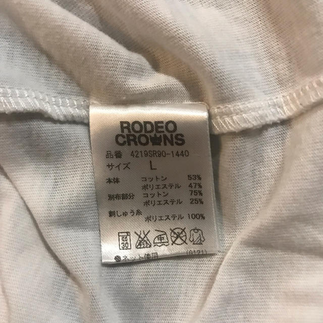 RODEO CROWNS(ロデオクラウンズ)のロデオクラウンズ Tシャツ L メンズのトップス(Tシャツ/カットソー(半袖/袖なし))の商品写真