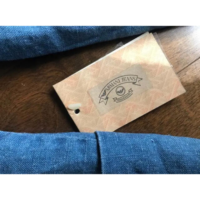 ARMANI JEANS アルマーニジーンズ リネン デニムジャケット 新品