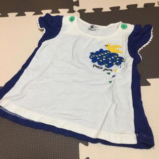 プチジャム(Petit jam)のプチジャム♡とりさん半袖ニット♡100(Tシャツ/カットソー)