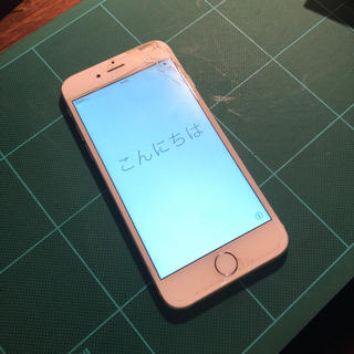 アイフォーン(iPhone)のiPhone6 シルバー 16GB au端末ジャンク(スマートフォン本体)