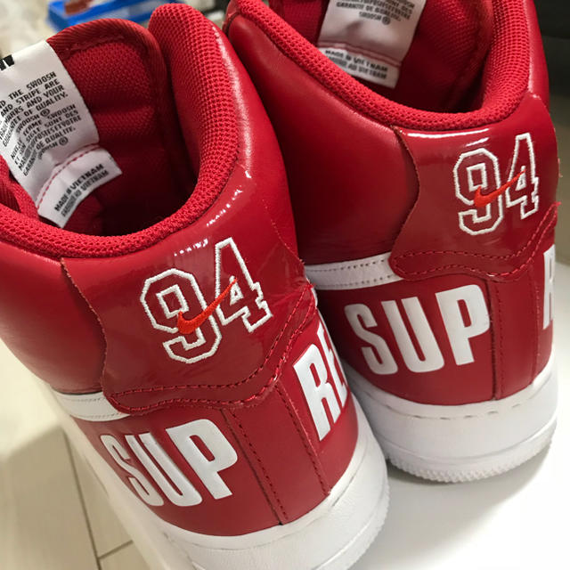 supreme × NIKE air  force 1  27.5