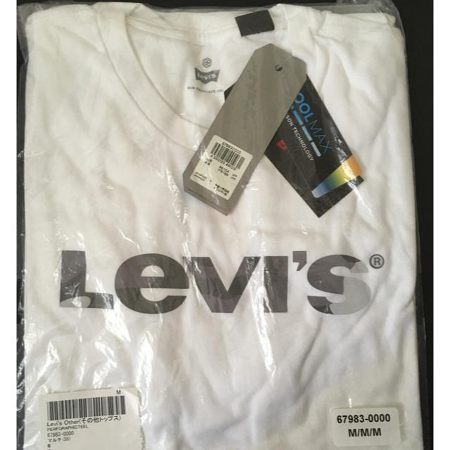 Levi's(リーバイス)の【Mサイズ】リーバイスロゴTシャツ PERFORMANCE WHITE メンズのトップス(Tシャツ/カットソー(半袖/袖なし))の商品写真