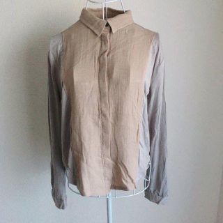 ブージュルード(Bou Jeloud)のセール♪新品☆BOUJELOUD BASIC☆ブラウスフリーサイズ(シャツ/ブラウス(長袖/七分))