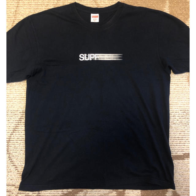 Supreme(シュプリーム)のSupreme 16SS Motion logo tee Navy XL メンズのトップス(Tシャツ/カットソー(半袖/袖なし))の商品写真