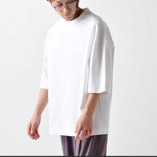 STUDIOUS(ステュディオス)のルイス ７分袖 ビッグシルエットTシャツ メンズのトップス(Tシャツ/カットソー(半袖/袖なし))の商品写真