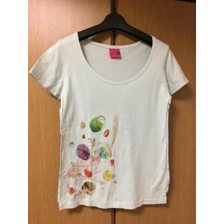 フェリシモ(FELISSIMO)のスイーツプリントTシャツ ミントグリーン(Tシャツ(半袖/袖なし))