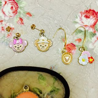 ダッフィー♡シェリーメイピアス⁂ハンドメイドʕ•ᴥ•ʔʕ•ᴥ•ʔ(ピアス)