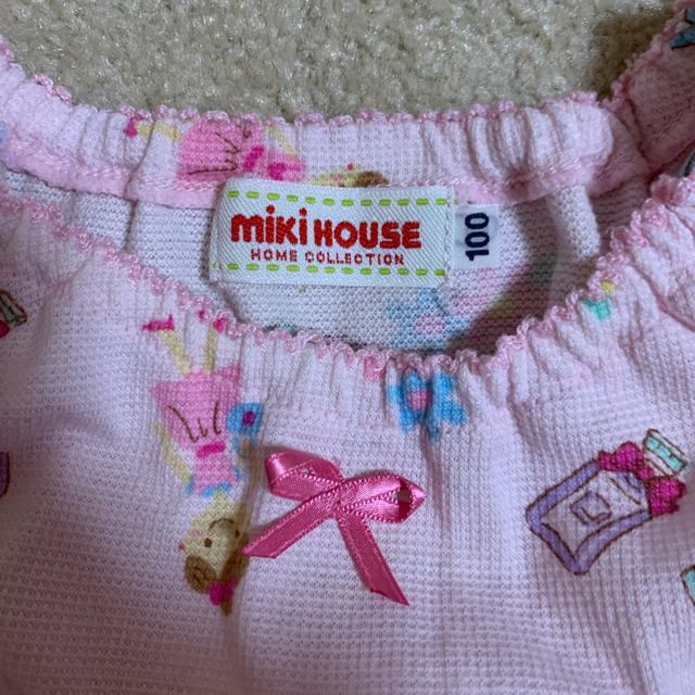 mikihouse(ミキハウス)のミキハウス 中古 パジャマ キッズ/ベビー/マタニティのキッズ服女の子用(90cm~)(パジャマ)の商品写真