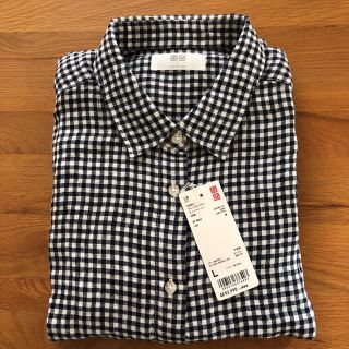 ユニクロ(UNIQLO)のUNIQLO プレミアムリネンチェックシャツ(シャツ/ブラウス(長袖/七分))