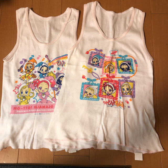 子供 おジャ魔女どれみ 肌着 キッズ/ベビー/マタニティのキッズ服女の子用(90cm~)(下着)の商品写真