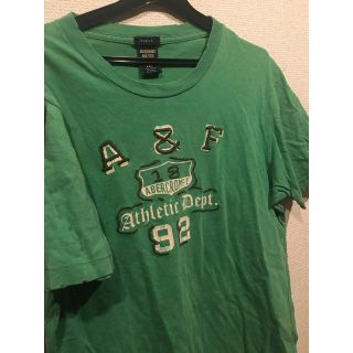 アバクロンビーアンドフィッチ(Abercrombie&Fitch)の【値下げ】USEDアバクロTシャツ（緑色・Mサイズ）好きならお得(Tシャツ/カットソー(半袖/袖なし))