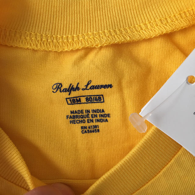 POLO RALPH LAUREN(ポロラルフローレン)のmacaron32様専用 新品 ラルフローレン ベビー 18M 85 Tシャツ キッズ/ベビー/マタニティのベビー服(~85cm)(Ｔシャツ)の商品写真