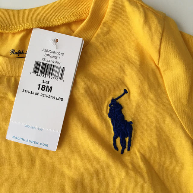 POLO RALPH LAUREN(ポロラルフローレン)のmacaron32様専用 新品 ラルフローレン ベビー 18M 85 Tシャツ キッズ/ベビー/マタニティのベビー服(~85cm)(Ｔシャツ)の商品写真