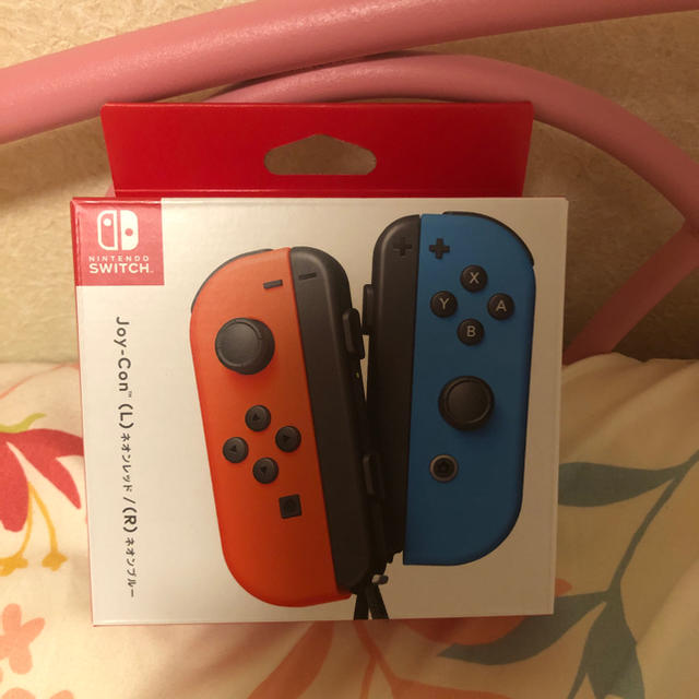 【新品】switch ジョイコン Joy-Con ネオンレッド ネオンブルー