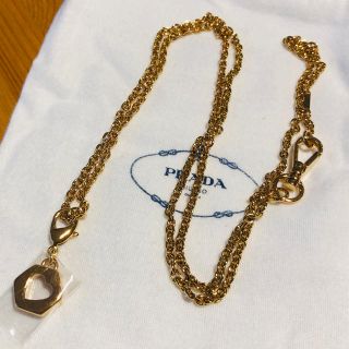 プラダ(PRADA)の【 lv様専用 】PRADA ゴールド ペンダント チャーム(ネックレス)