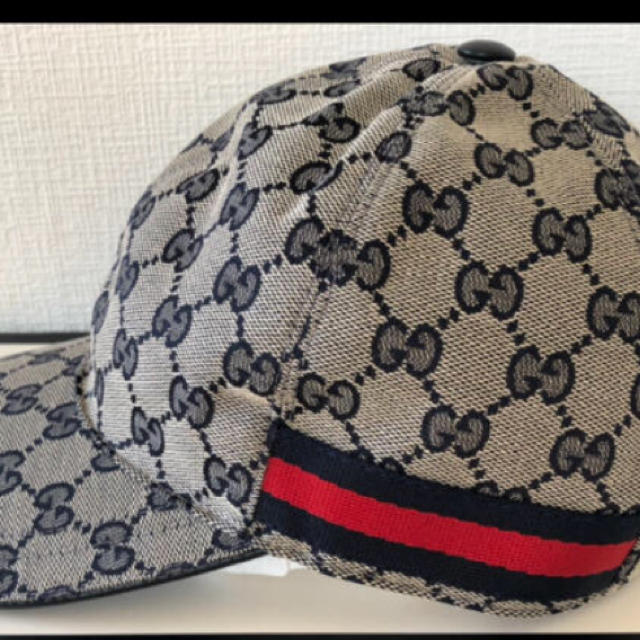 Gucci(グッチ)のGUCCI キャップ ネイビー メンズの帽子(キャップ)の商品写真