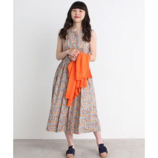 ドットアンドストライプスチャイルドウーマン(Dot&Stripes CHILDWOMAN)のDot＆Stripes CHILD WOMAN 新品 リバティワンピース(ひざ丈ワンピース)