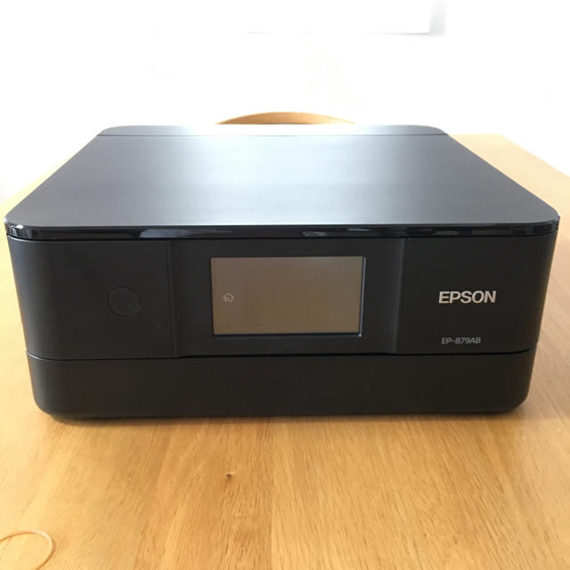 EPSON(エプソン)のEPSON カラリオプリンターEP-879AB 純正インクカートリッジ5色付 スマホ/家電/カメラのPC/タブレット(PC周辺機器)の商品写真