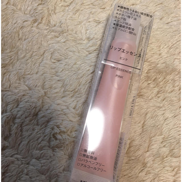 MUJI (無印良品)(ムジルシリョウヒン)のリップエッセンス ピンク コスメ/美容のスキンケア/基礎化粧品(リップケア/リップクリーム)の商品写真